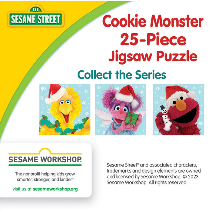 Sesame Street Holiday - Cookie Monster 25 Piece Jigsaw Puzzle - Just $7.99! Shop now at Retro Gaming of Denver