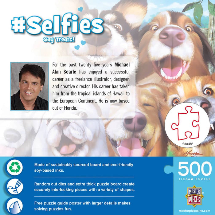 Selfies - Say Treats! 500 Piece Jigsaw Puzzle - for just $14.99! 