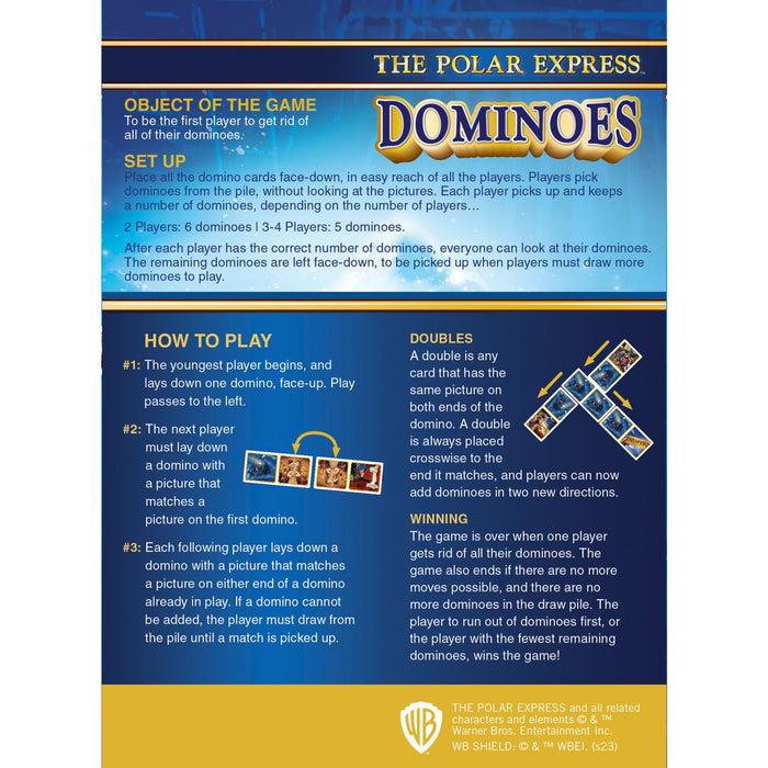 The Polar Express Picture Dominoes - Premium Classic Games - Just $9.99! Shop now at Retro Gaming of Denver