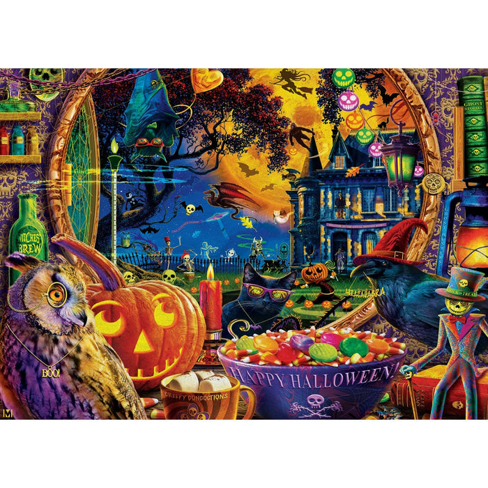 Glow in the Dark - A Scary Night Outside 1000 Piece Jigsaw Puzzle - for just $16.99! 
