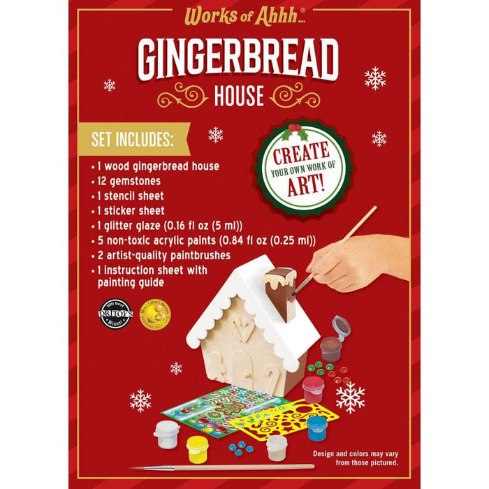 Gingerbread House Wood Paint Set - for just $16.99! 