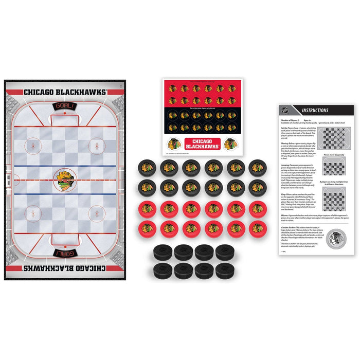 Chicago Blackhawks Checkers Board Game - for just $19.99! 