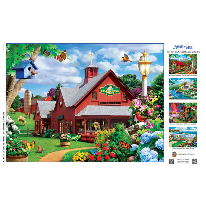 Memory Lane - Goldmane Farms 300 Piece EZ Grip Jigsaw Puzzle - Just $14.99! Shop now at Retro Gaming of Denver