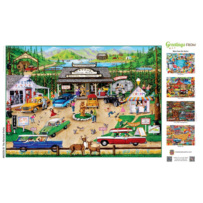 Greetings From The National Parks - 500 Piece Jigsaw Puzzle - for just $14.99! 