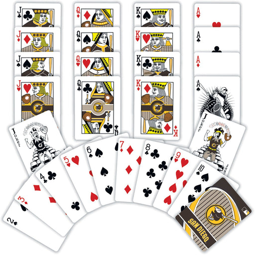 San Diego Padres - Friar Playing Cards - 54 Card Deck - Premium Dice & Cards Sets - Just $6.99! Shop now at Retro Gaming of Denver