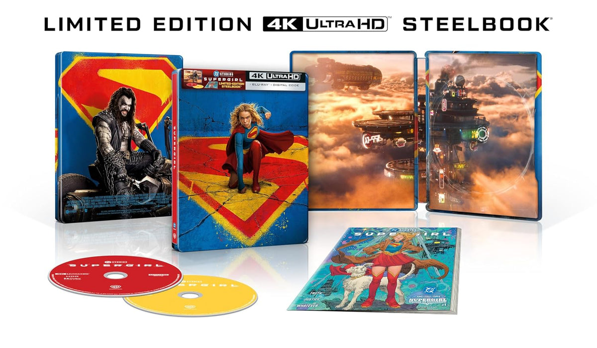 Supergirl - Limited Edition Steelbook (4K Ultra HD + Blu-ray + Digital) - for just $47.99! 