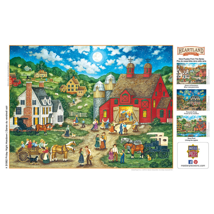 Heartland - Friday Night Hoe Down 550 Piece Jigsaw Puzzle - Just $14.99! Shop now at Retro Gaming of Denver