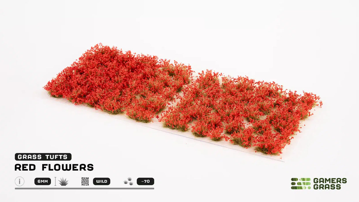 Gamers Grass Tufts: Red Flowers- Wild - for just $7.55! 