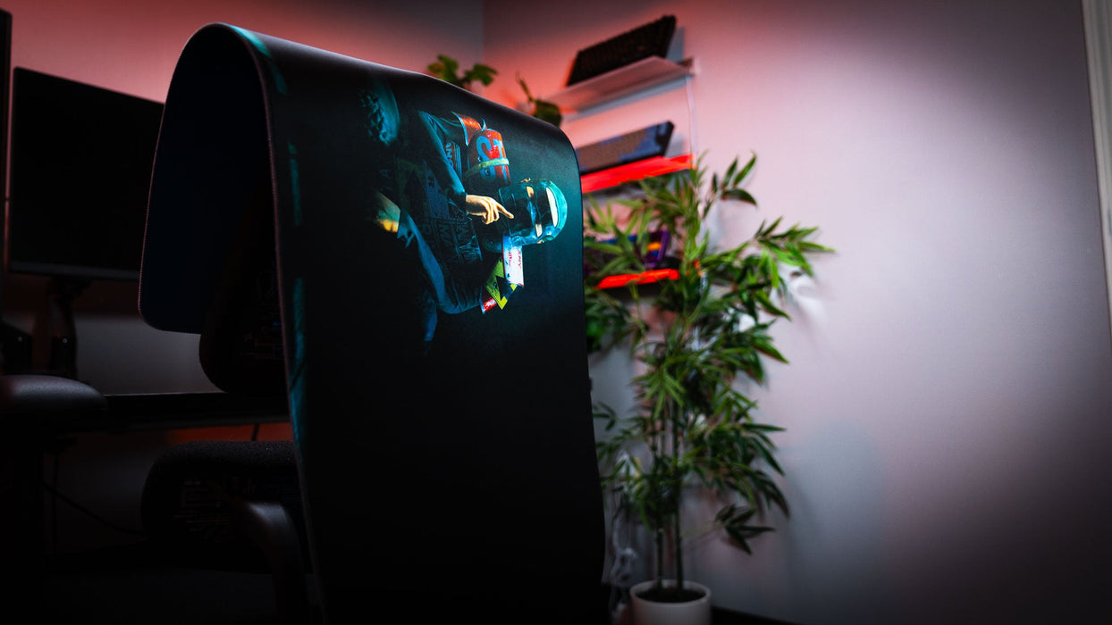 "Shh" — Rust Deskmat - for just $49.95! 