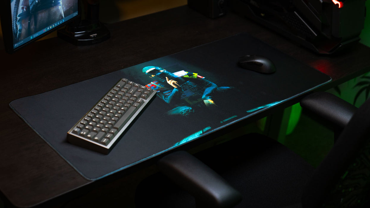 "Shh" — Rust Deskmat - for just $49.95! 