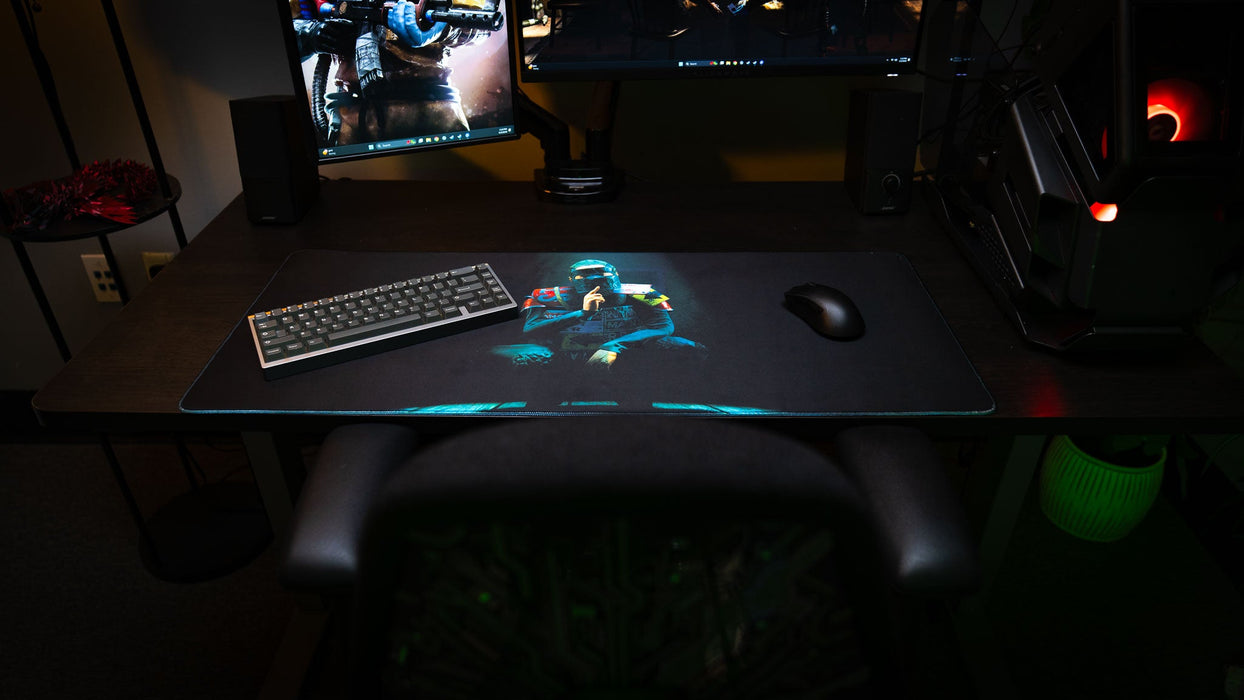 "Shh" — Rust Deskmat - for just $49.95! 