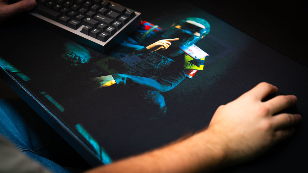 "Shh" — Rust Deskmat - for just $49.95! 