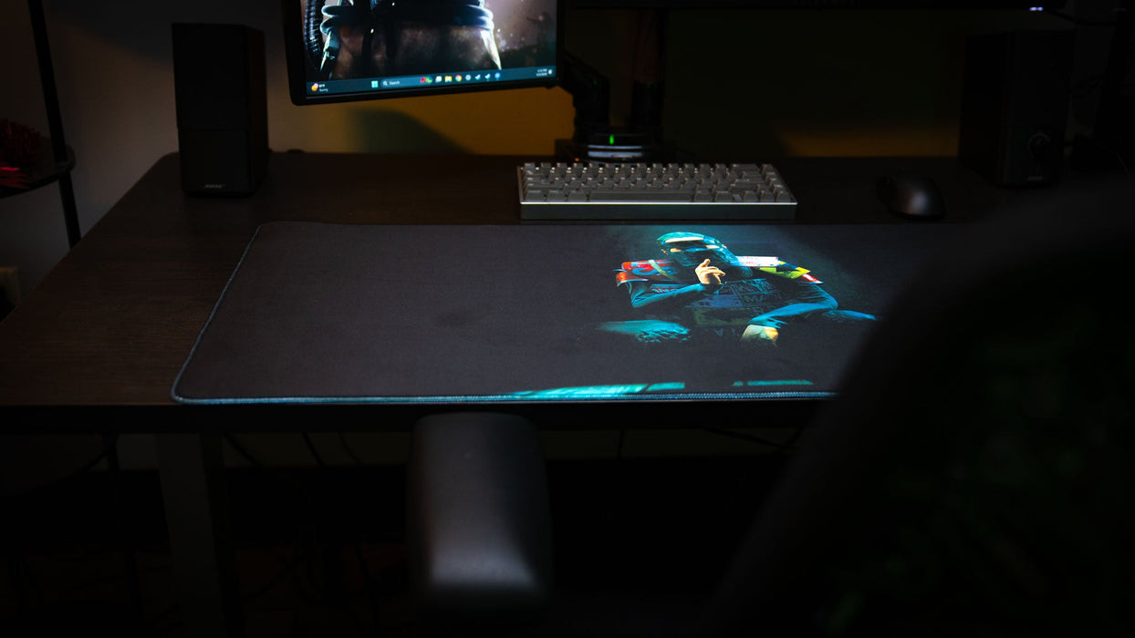 "Shh" — Rust Deskmat - for just $49.95! 