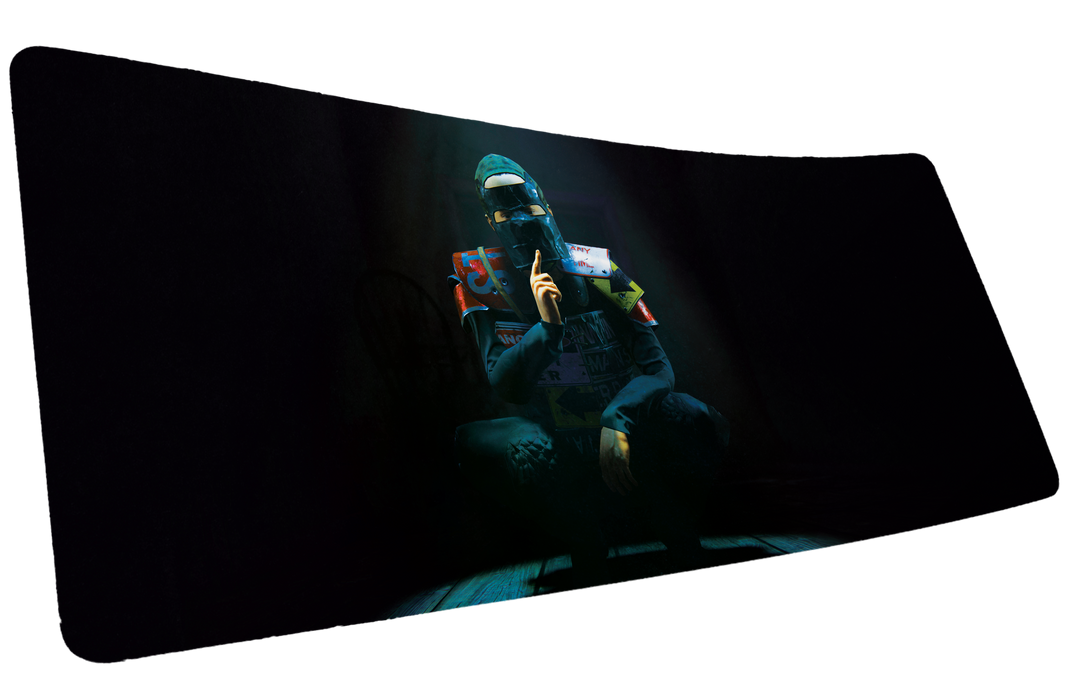 "Shh" — Rust Deskmat - for just $49.95! 