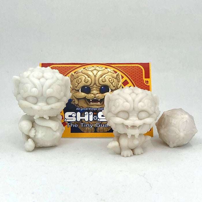 Shi-Shi the Tiny Guardian DIY Blank Mini Figure Set - for just $9! 