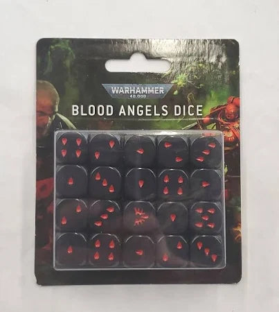 Warhammer 40k Dice: Blood Angels - for just $24.99! 