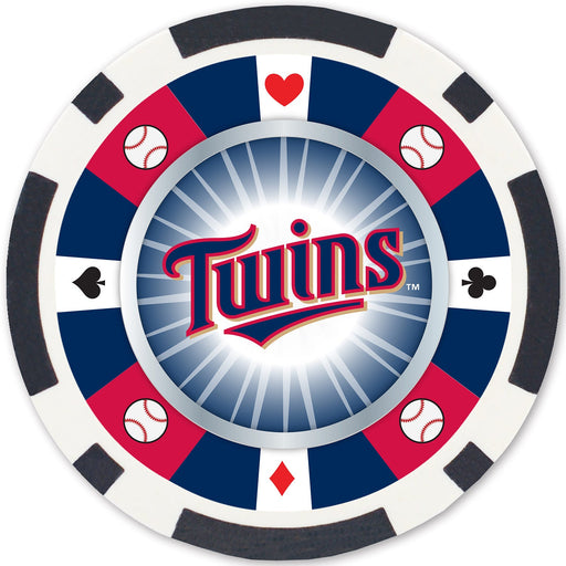 Minnesota Twins 100 Piece Poker Chips - Just $17.99! Shop now at Retro Gaming of Denver