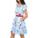 Stitch Shoppe by Loungefly: Disney Winnie the Pooh - Up in the Clouds "Laci" Dress - for just $100! 