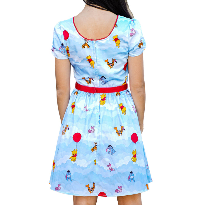 Stitch Shoppe by Loungefly: Disney Winnie the Pooh - Up in the Clouds "Laci" Dress - for just $100! 