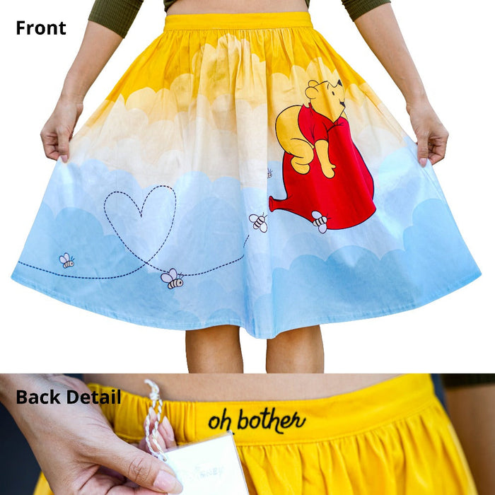 Stitch Shoppe by Loungefly: Disney Winnie the Pooh - Balloon Clouds "Sandy" Skirt with Pockets - for just $75! 