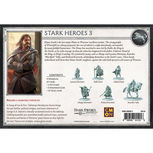 A Song of Ice & Fire: Stark Heroes 3 - Premium Miniatures - Just $34.99! Shop now at Retro Gaming of Denver