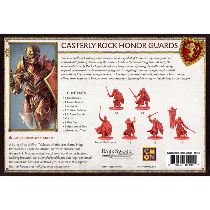 A Song of Ice & Fire: Casterly Rock Honor Guards - Just $34.99! Shop now at Retro Gaming of Denver