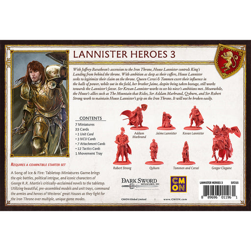 A Song of Ice & Fire: Lannister Heroes 3 - Just $34.99! Shop now at Retro Gaming of Denver