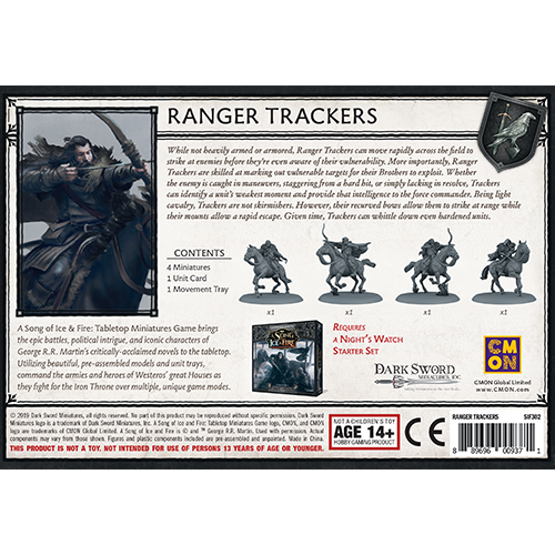 A Song of Ice & Fire: Night's Watch Ranger Trackers Expansion - Just $34.99! Shop now at Retro Gaming of Denver