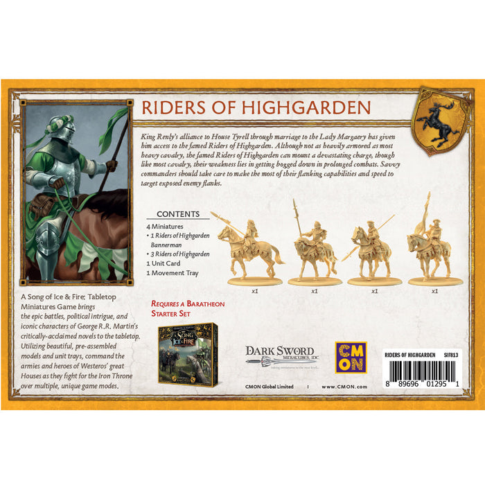 A Song of Ice & Fire: Riders of Highgarden - Premium Miniatures - Just $39.99! Shop now at Retro Gaming of Denver