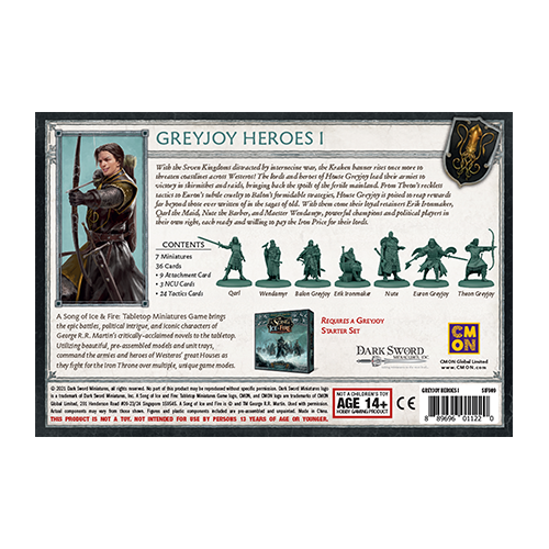 A Song of Ice & Fire: Greyjoy Heroes #1 - for just $34! 
