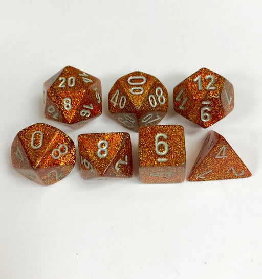 Chessex: Polyhedral Glitter Dice sets - for just $11.98! 
