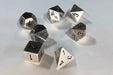 Silver Color Solid Metal Poly 7-Die Set - Just $34.98! Shop now at Retro Gaming of Denver