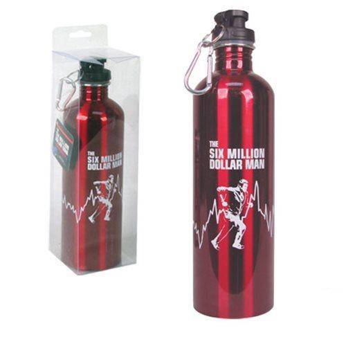 Six Million Dollar Man 750 ml Water Bottle - Just $10.88! Shop now at Retro Gaming of Denver