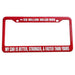 Six Million Dollar Man License Plate Frame - Just $3.78! Shop now at Retro Gaming of Denver