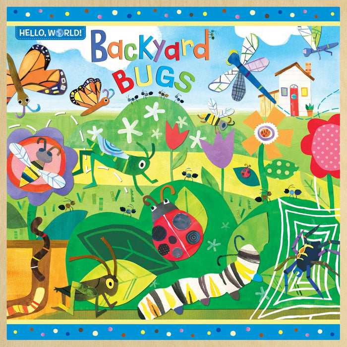 Hello, World! - Backyard Bugs 48 Piece Wood Jigsaw Puzzle - for just $14.99! 