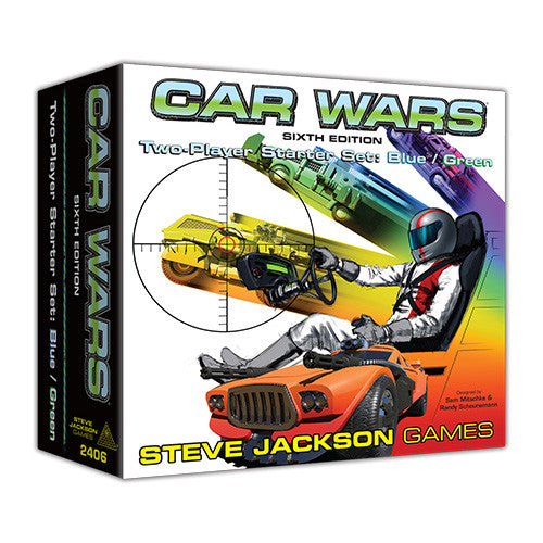 Car Wars - Two Player Starter Set: Blue / Green - Board Game - for just $39.99! 
