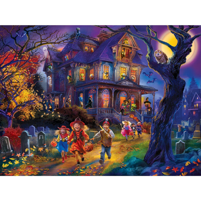 Glow in the Dark - Creepy Corners 300 Piece EZ Grip Jigsaw Puzzle - for just $14.99! 