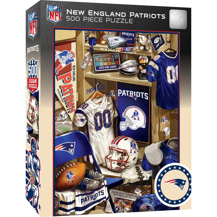 New England Patriots - Locker Room 500 Piece Jigsaw Puzzle - for just $16.99! 