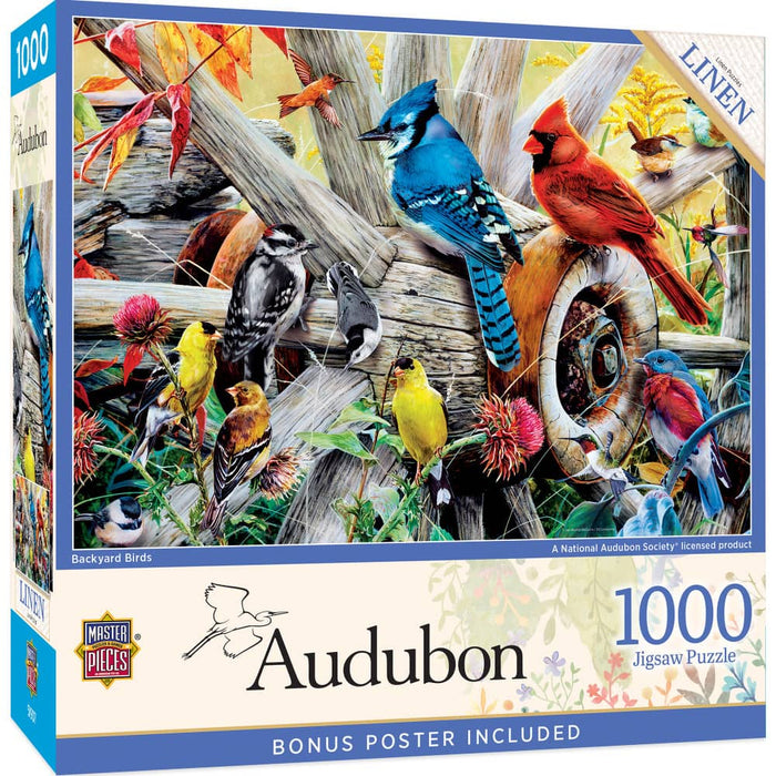 Audubon - Backyard Birds 1000 Piece Jigsaw Puzzle - for just $16.99! 
