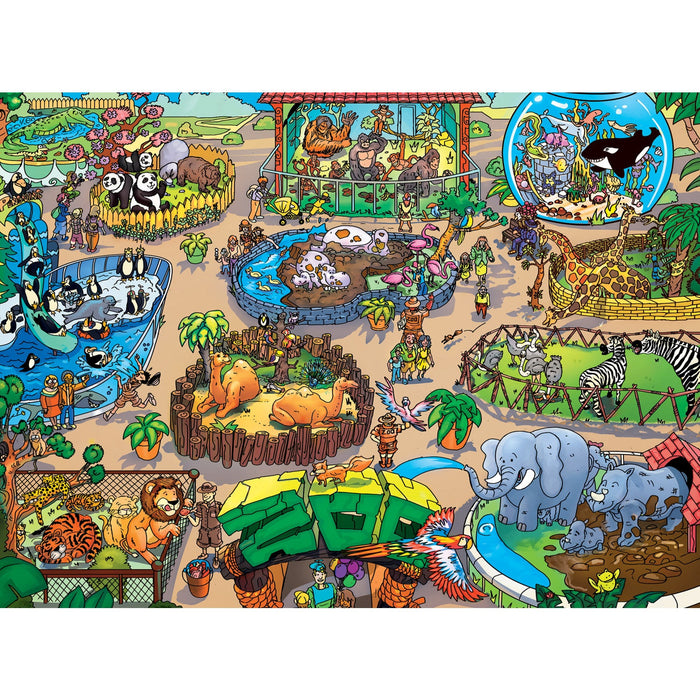 101 Things to Spot at the Zoo - 101 Piece Jigsaw Puzzle - Just $12.99! Shop now at Retro Gaming of Denver