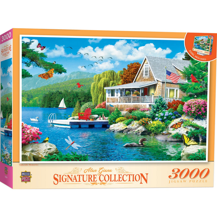 Signature Collection - Lakeside Memories 3000 Piece Jigsaw Puzzle - Just $29.99! Shop now at Retro Gaming of Denver