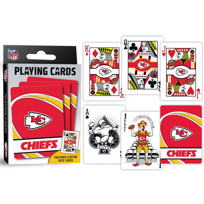 Kansas City Chiefs Playing Cards - 54 Card Deck - Just $6.99! Shop now at Retro Gaming of Denver