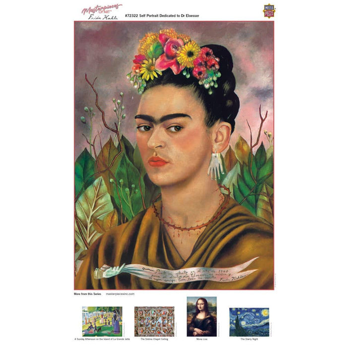 MasterPieces of Art - Frida Kahlo Self Portrait 1000 Piece Jigsaw Puzzle - for just $16.99! 