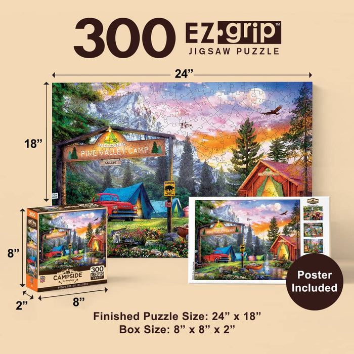 Campside - Pine Valley Camp 300 Piece EZ Grip Jigsaw Puzzle - for just $14.99! 