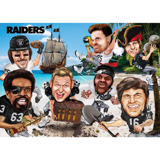 Las Vegas Raiders - All Time Greats 500 Piece Jigsaw Puzzle - Just $19.99! Shop now at Retro Gaming of Denver