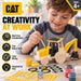 CAT - Caterpillar Backhoe Wood Craft & Paint Kit - for just $19.99! 