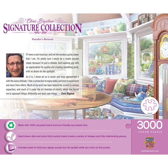 Signature Collection - Puzzler's Retreat 3000 Piece Jigsaw Puzzle - Flawed - for just $20.99! 