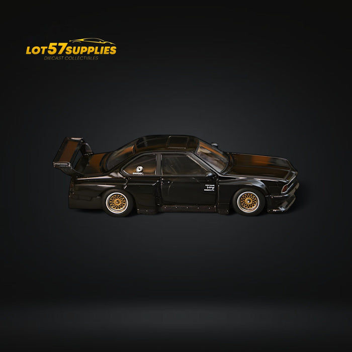 Street Weapon BMW E24 635 CSI Sharknose WideBody Black 1:64 - for just $34.99! 