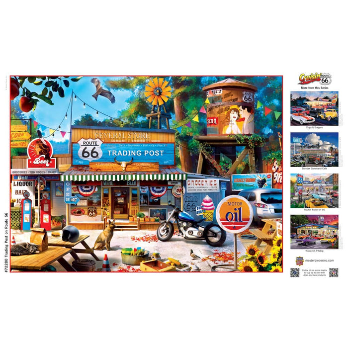 Cruisin' Route 66 - Trading Post on Route 66 1000 Piece Jigsaw Puzzle - for just $16.99! 