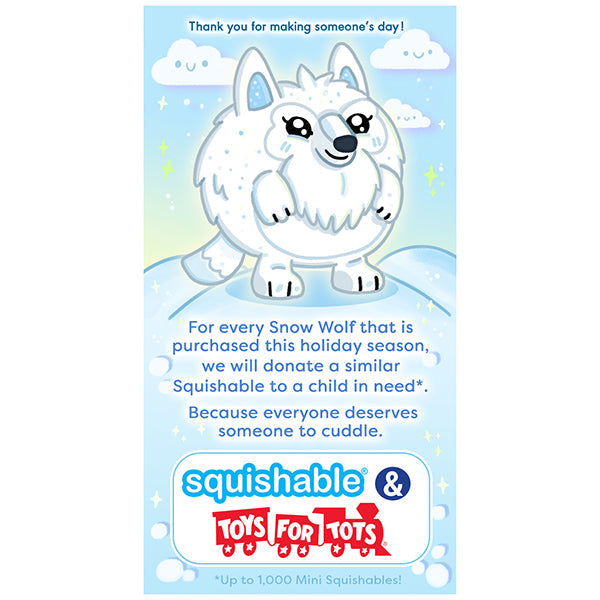Squishable Snow Wolf for Charity (Mini) - for just $25! 